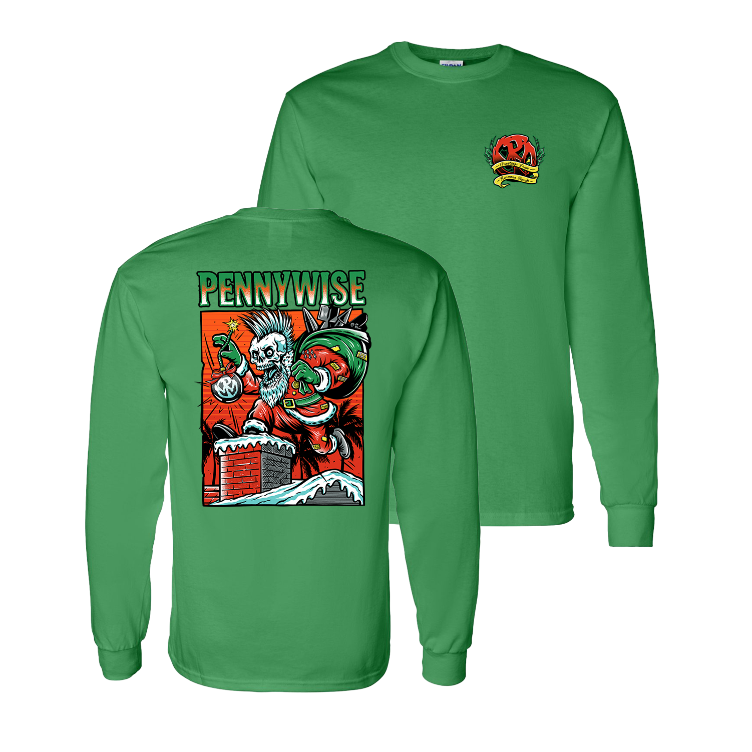 Xmas 2025 Long Sleeve - Green – Pennywise