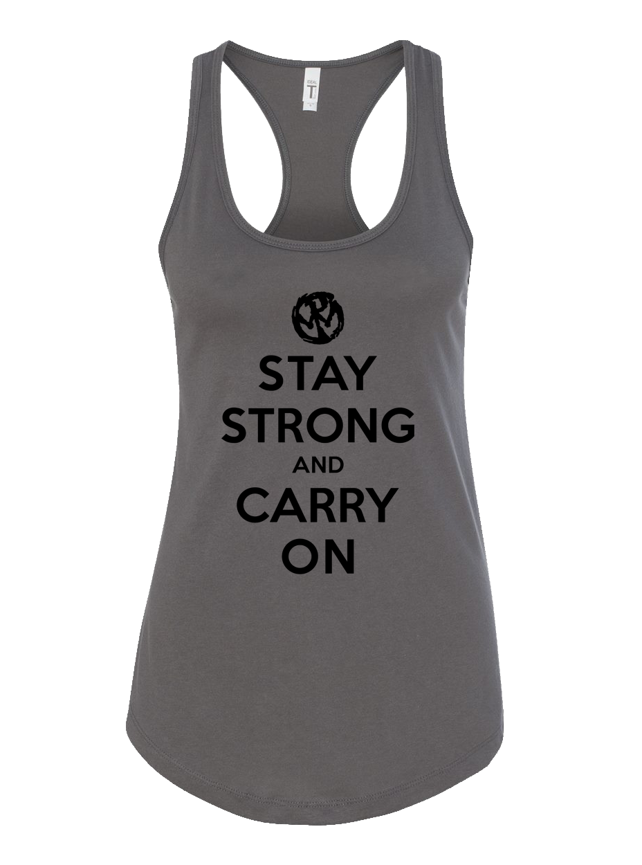 Women's Stay Strong Tank (Grey)