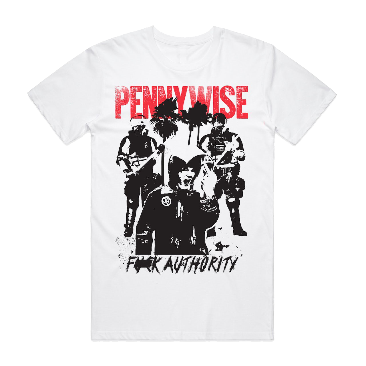 Fuck Authority Tee (White)