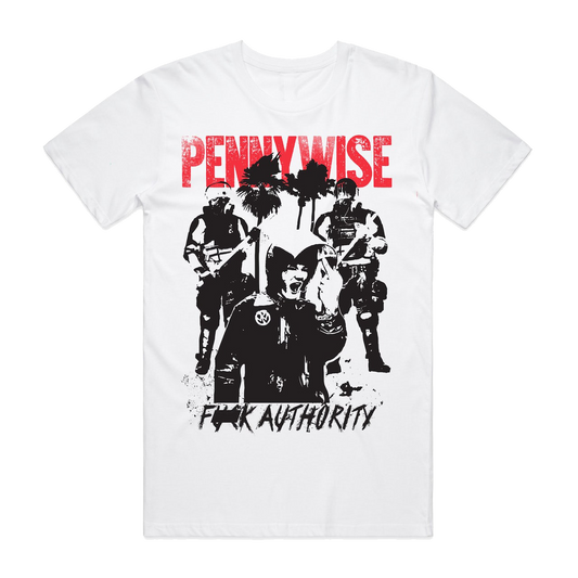 Fuck Authority Tee (White)