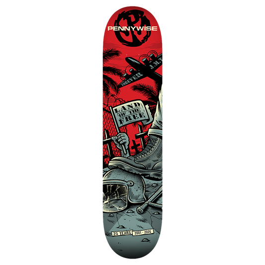 Land Of The Free 25yr Anniversary Skateboard Deck