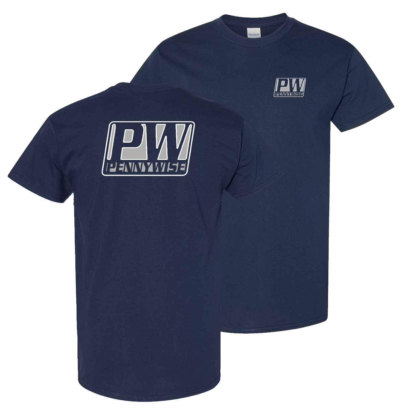 Retro Box Tee - Navy